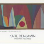Brochure for "Karl Benjamin: Paintings 1955-1990" at Ruth Bachofner Gallery, 1992.