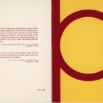 Literature for Jefferson Gallery, "Karl Benjamin", 1965.