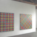 Lawrence Markey Inc., Karl Benjamin: Paintings 1968-1970 installation view